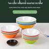 Diruien Melamine Commercial-Grade Soup and Rice Bowls