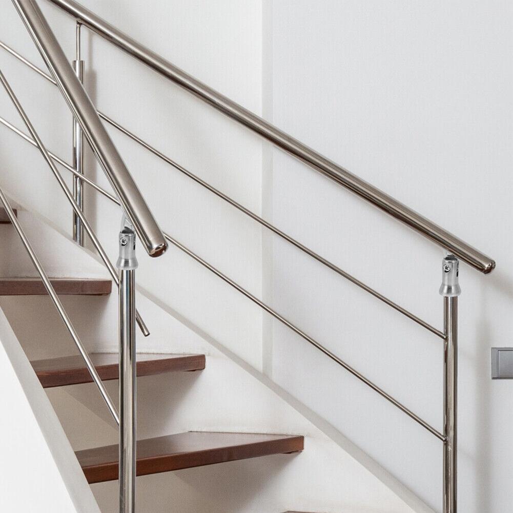 Stainless Steel Stair Railing Handrail Bracket Elegant Appearance