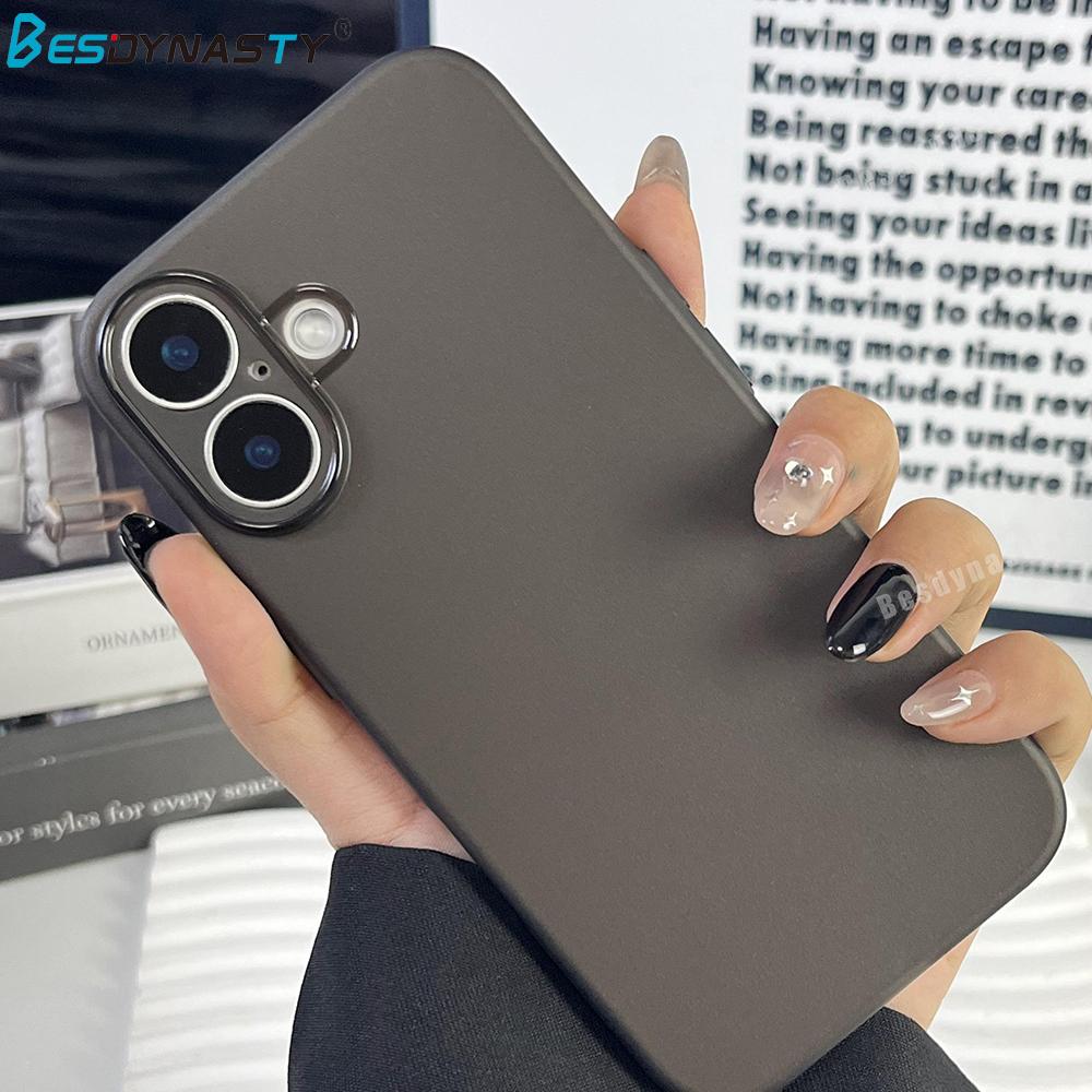 0.3mm Ultra Thin Matte Armor Translucent Case For iphone 16 Pro Max 16 Pro TPU Silicone Soft Cover 16 Color Funda 16 Plus