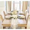3 Pcs White Lace Table Runner 14 x 120 Inch Embroidered Boho Table Runner for Wedding Party Bridal Shower Decorations Vintage Rustic Table Runners