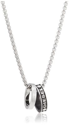 Diesel Double Ring Necklace Pendant DX1168040 [item]