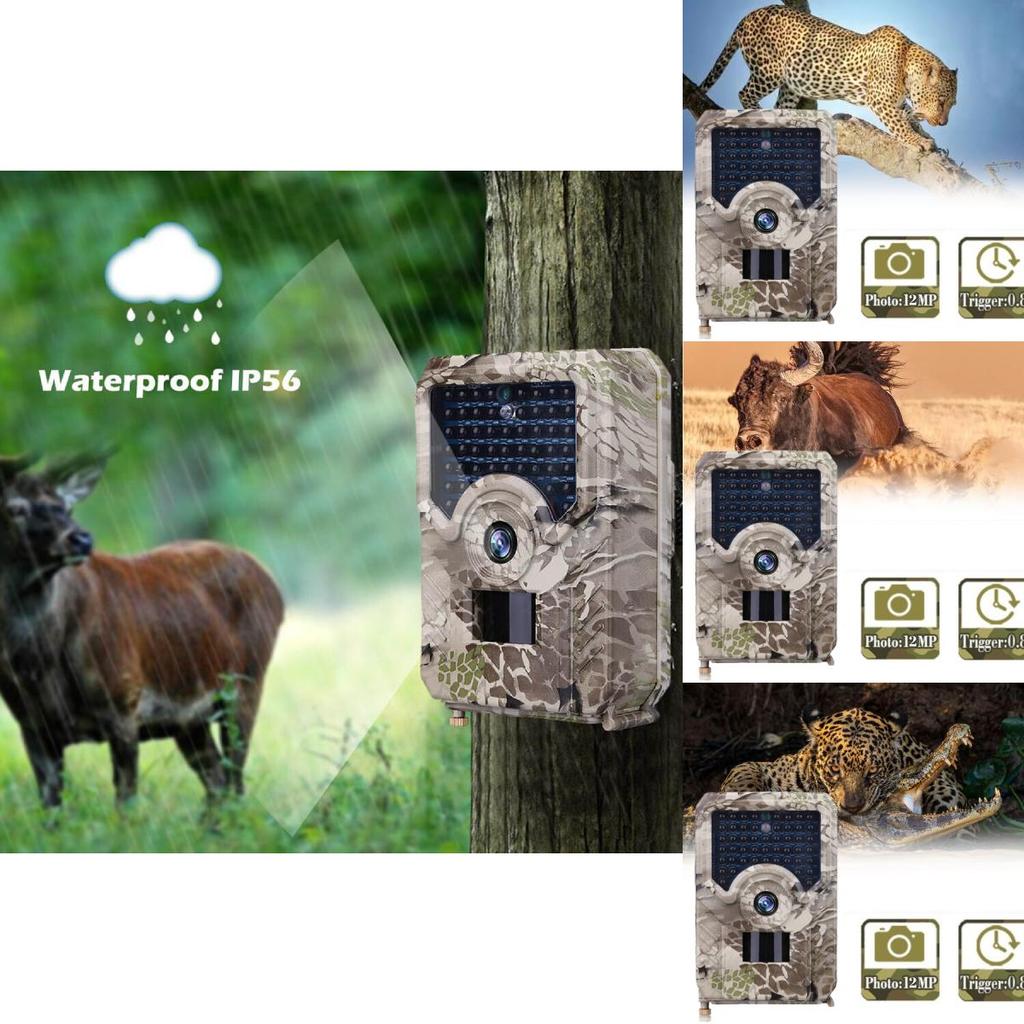 Pr200 12mp 1080p Outdoor Wildlife Camera With Infrared Technology For Hunting And Security