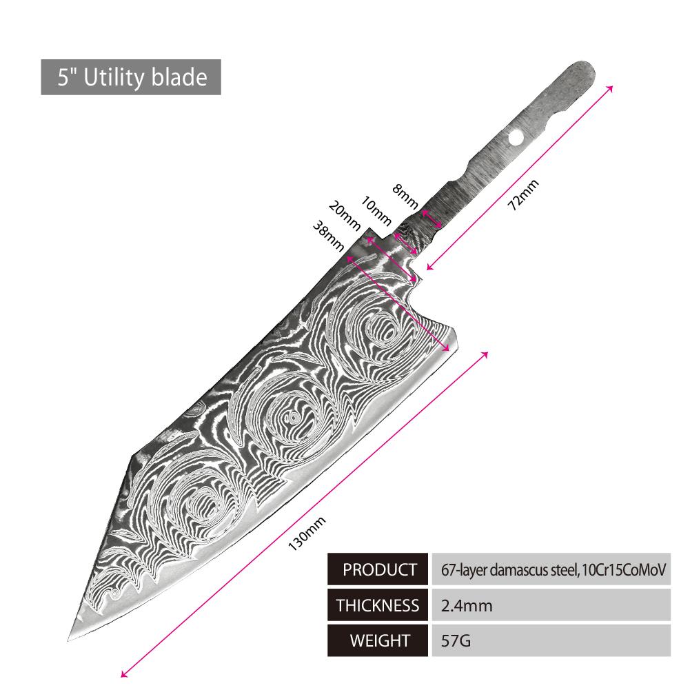 

Amber Knife Профессиональные японские кухонные ножи 67 слоев дамасской стали VG10 Нож кирицуке Сверх острые кухонные инструменты