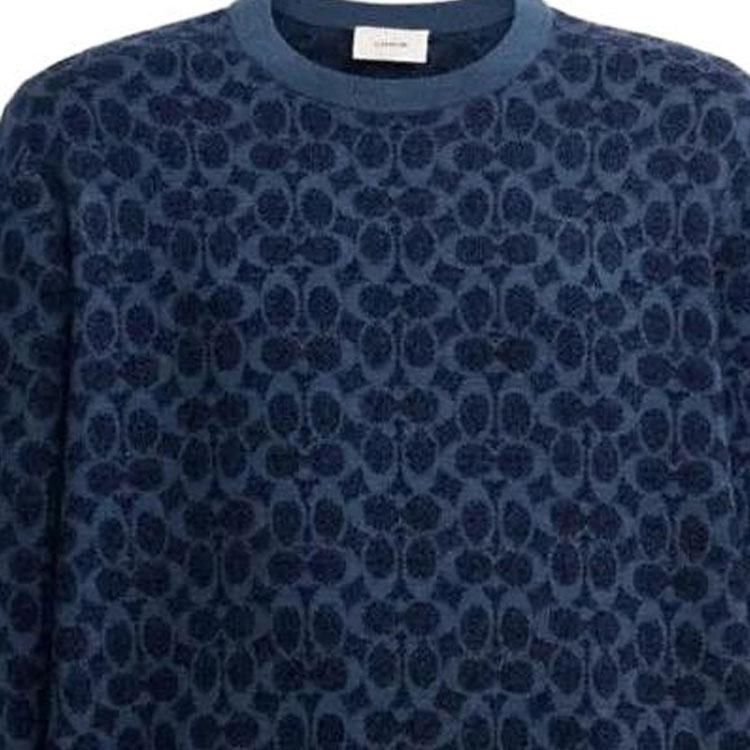 Coach FW23 Sweater Men's Dark Blue CL703-MZ3