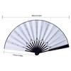 New LED Illumination Led Light Fan PVC Foldable Light Up Fan Lightweight 64cm Led Glow Fan for Line Dancing