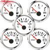 Car Marine Boat Boost Alarm Gauge 2‘’ 52mm Oil Pressure Meter Water Level Fuel Temperature 12V 24V Voltmeter Accessories Meter