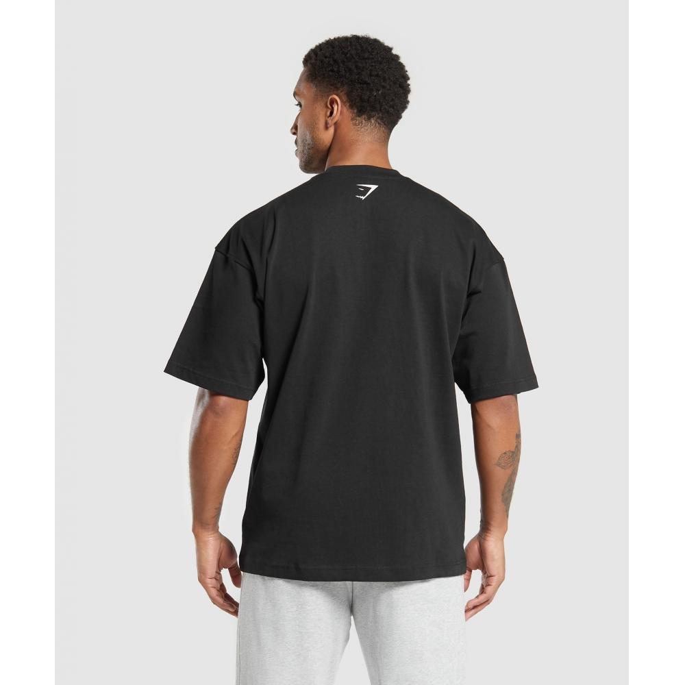 Gymshark CollegiaTe T shirT Black A7a4e Bb2j