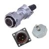 WEIPU WY20 TI ZM ZI Z M20 Power Cable Connector 2 3 4 5 6 7 8 9 12 15 Pin Aviation Female Male Plug Nut Panel Docking Socket