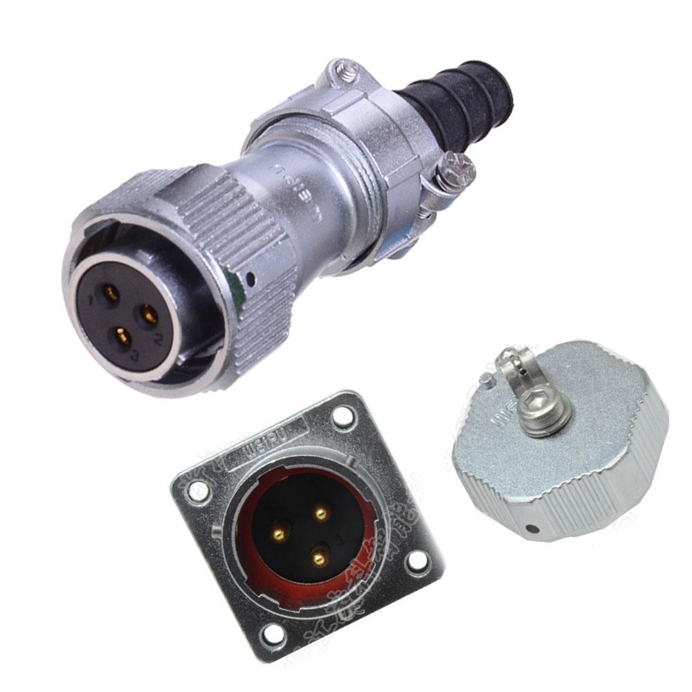 WEIPU WY20 TI ZM ZI Z M20 Power Cable Connector 2 3 4 5 6 7 8 9 12 15 Pin Aviation Female Male Plug Nut Panel Docking Socket