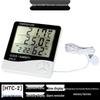 HTC-2 Thermometer Hygrometer with Probe - Indoor/Outdoor Digital Humidity & Temperature Display