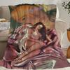 Singer Pop K-Kali Uchis Blanket Blanket for Couch Sofa Travel Home Hiking Picni Bed Beding Flannel Blanket birthday gift