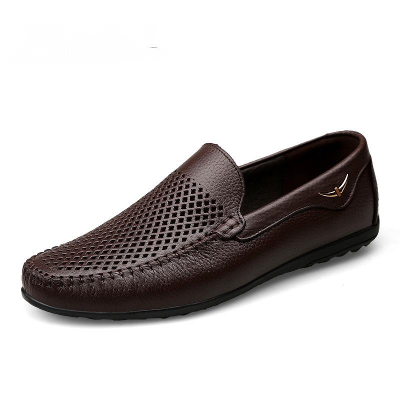 

Autumn and winter Doudou shoes 221 new velvet warm casual leather shoes soft leather soft sole 46