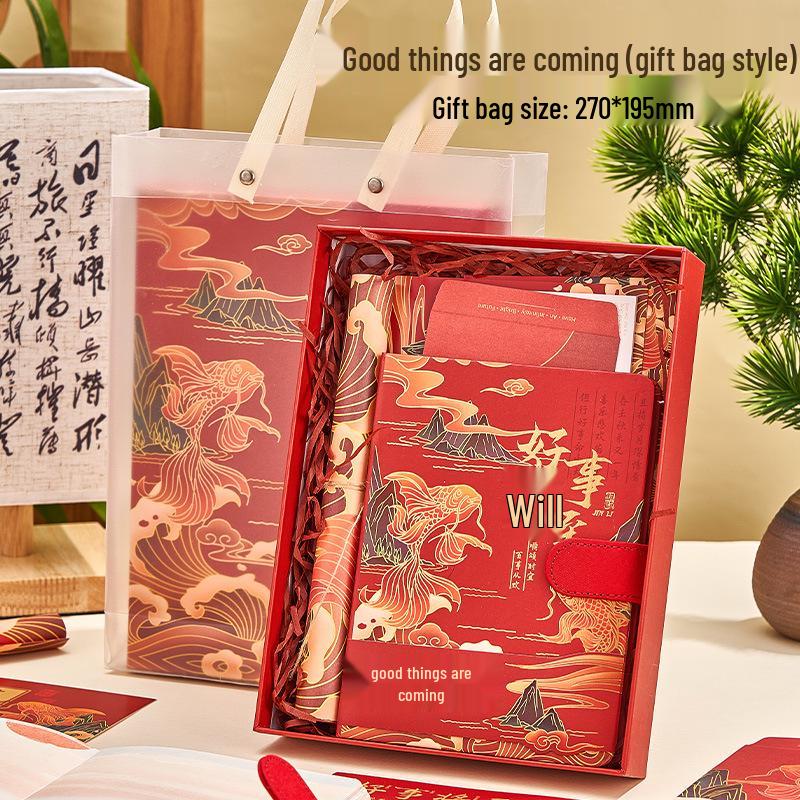 A Thousand Li of Rivers and Mountains Notebook Set: Chinese Style Journal Inspired by the Forbidden City