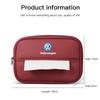 UNYDV1 Leather Car Tissue Box Sun Visor Seat Back Hanging Bag Accessories For Volkswagen VW RLine R GTI Golf Amarok Phaeton ID3 Tiguan