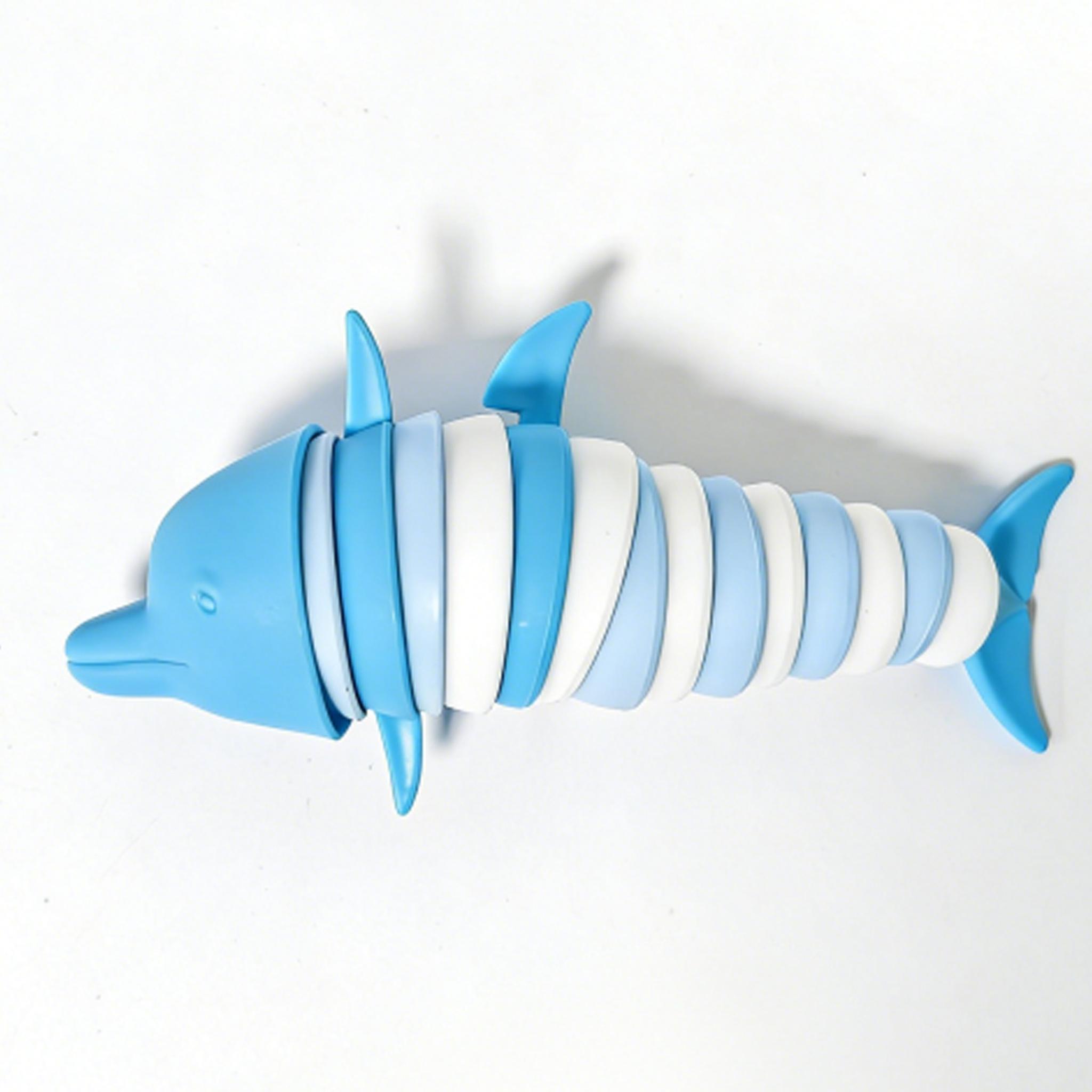 Articulated Shark & Dolphin Stress Reliever Hand Toy Sensory Fidget Toy For Adult Kids Pressure Relief And Anti-Anxiety Desk Toy