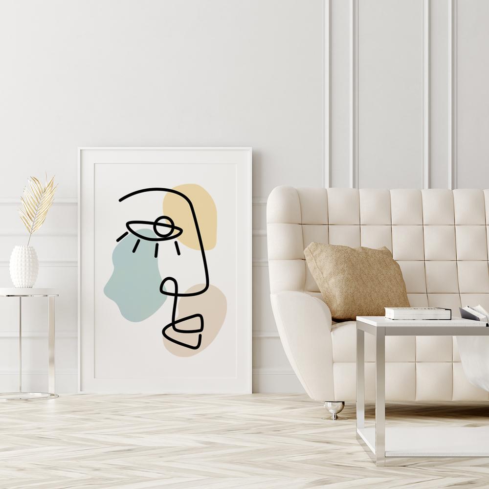 Poster Face Portrait Matisse Modern Art