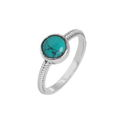 Anello Argento Turchese, Gioielli da Donna, Gioielli Fatti a Mano in Argento Sterling 925, Anello Argento Fatto a Mano Ar8939