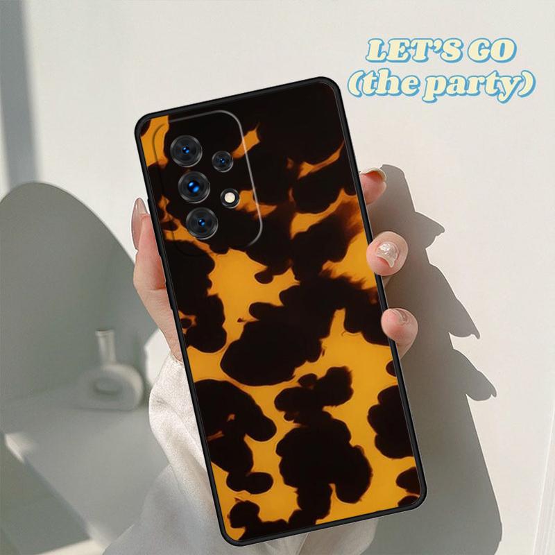 Tortoise Shell Pattern phone case For Samsung Galaxy A42 A31 A40 A51 A71 A32 A80 A91 A52 A72 A73 A20e A21S A50 A70 A11 A12 Cover