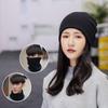 Women's Multifunctional Neck and Hat Scarf: Warm Twist Cap & Mask for Autumn/Winter