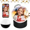 3D Electronic Crystal Ball Video Player DIY Custom Photo Video Player 4GB 7cm Christmas Children's Gift Desktop Ornament