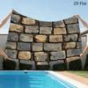 Steinmauer Strandtuch Einseitig 2D-Druck Weiches Mikrofaser-Strandtuch Strand Pool Spa Badezimmer Rustikale Dekoration Auffälliges Accessoire Geschenk