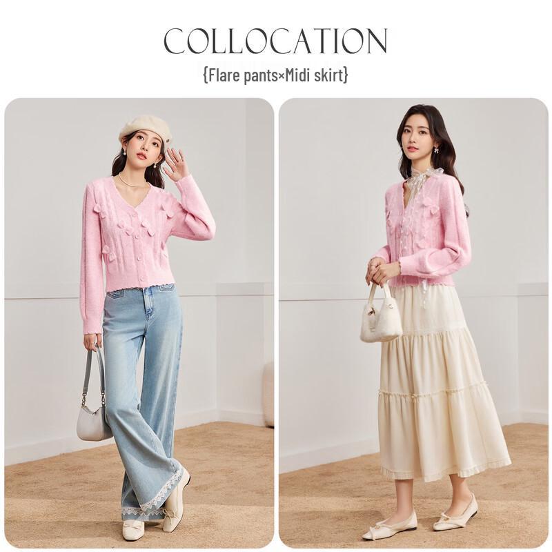 IEF Women's Sweet Style Knit Sweater