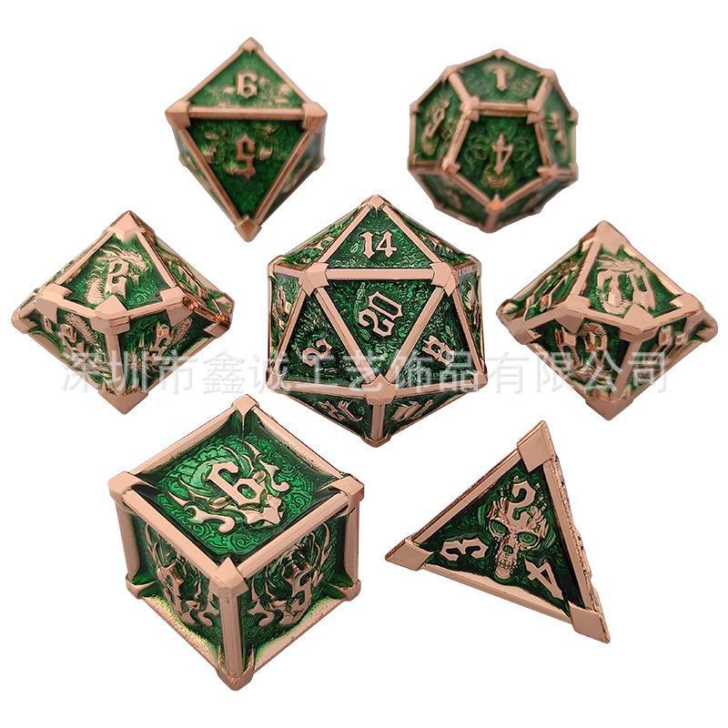 

Набір металевих кубиків Cthulhu D6 для COC, DND і TRPG