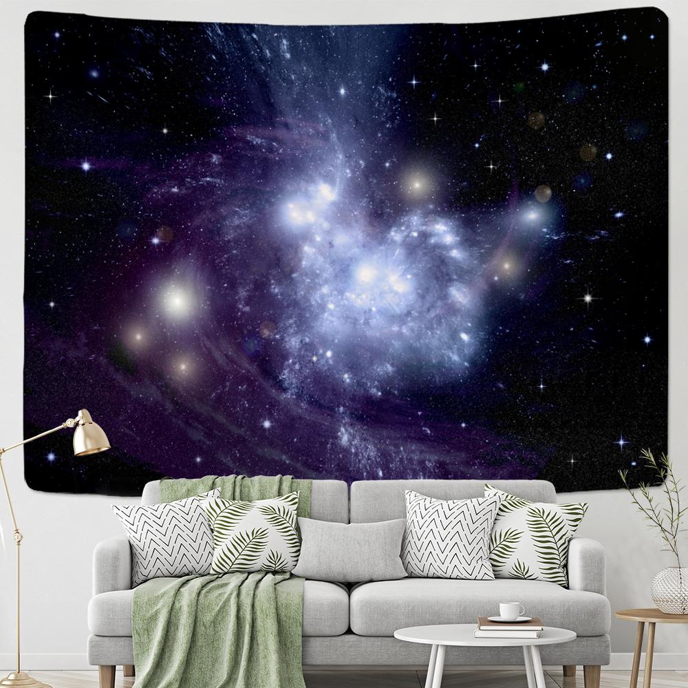 Star Universe Tapestry Wall Hanging Hippie Retro Bohemian Mandala Psychedelic Mysterious Witchcraft Art Home Decor
