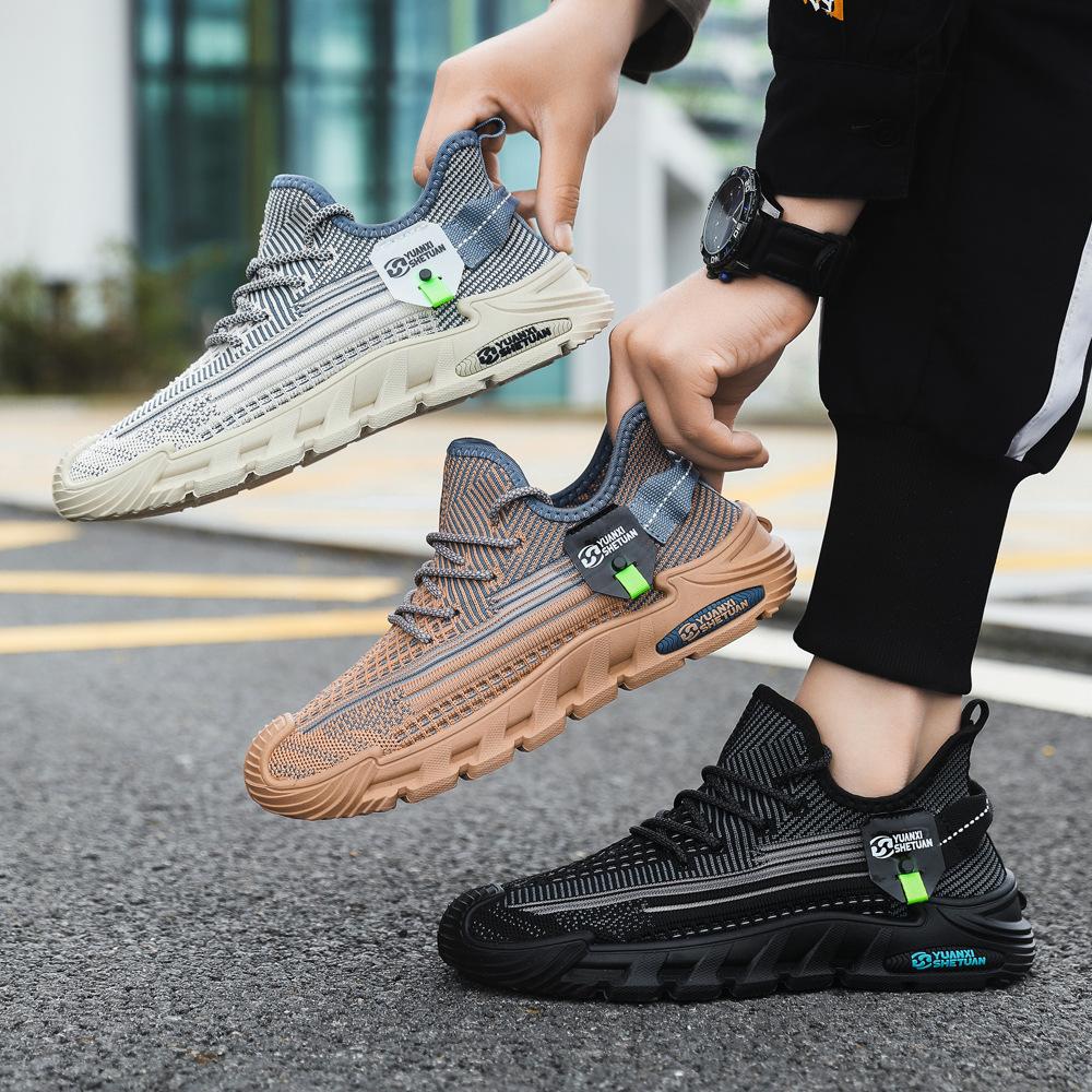 Fashion Shoes for Man 2024 Trend Athletic Running Tennis Travel Sneakers Lace Up Mesh Breathable Outdoor Hiking Sports Casual Shoes