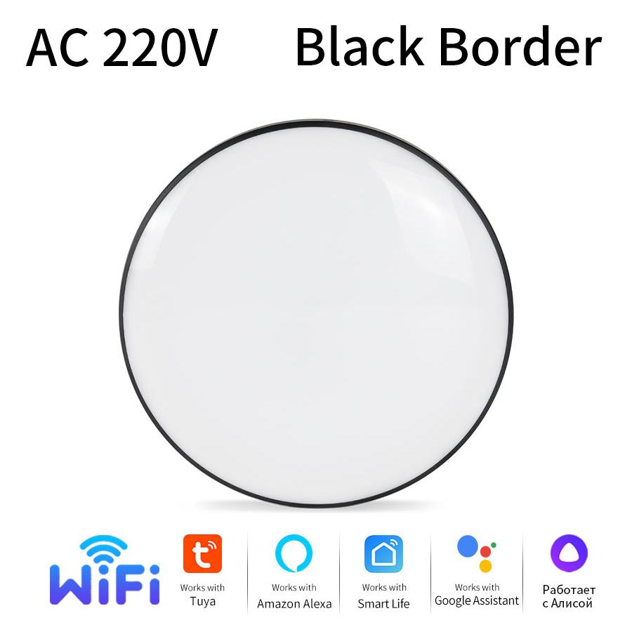 Tuya WiFi BLE Ceiling Light 220V 85-265V 24W Indoor Round LED Ceiling Lamp Smart Life App Alexa Geogle Assistant Voice Control