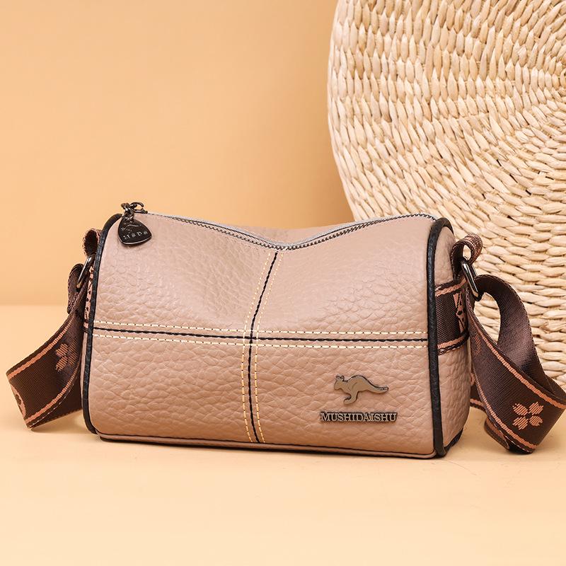 Women's Genuine Leather Crossbody Saddle Bag