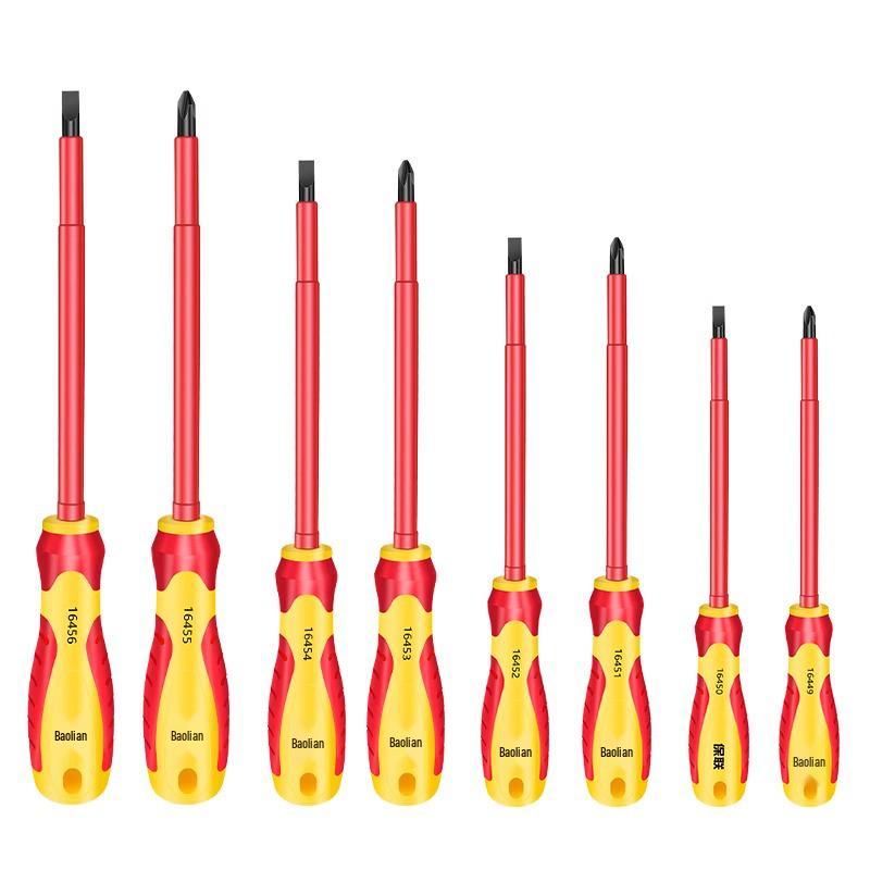 Superhartes magnetisches isoliertes Schraubendreher-Set: Phillips, Schlitz, Torx - Ideal für Elektriker