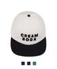 CREAM SODA LAB Applique Panel Ball Cap Black