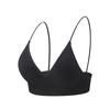 BYMERMAIDS Fitness Yoga Top Deep V Sexy Triangle Cup Bralette Boneless Sports Bra Seamless Push Up Bra Women's Tube Top Crop Top