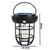 Outdoor Solar Lamp Motion Sensor Tungsten Filament Wall Light Waterproof Garden