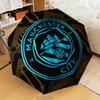 1PC Manchester City F.C Printed Umbrella Folding umbrella, automatic umbrella 8-Frame for Travel, camping Fan gifts Christmas Gifts