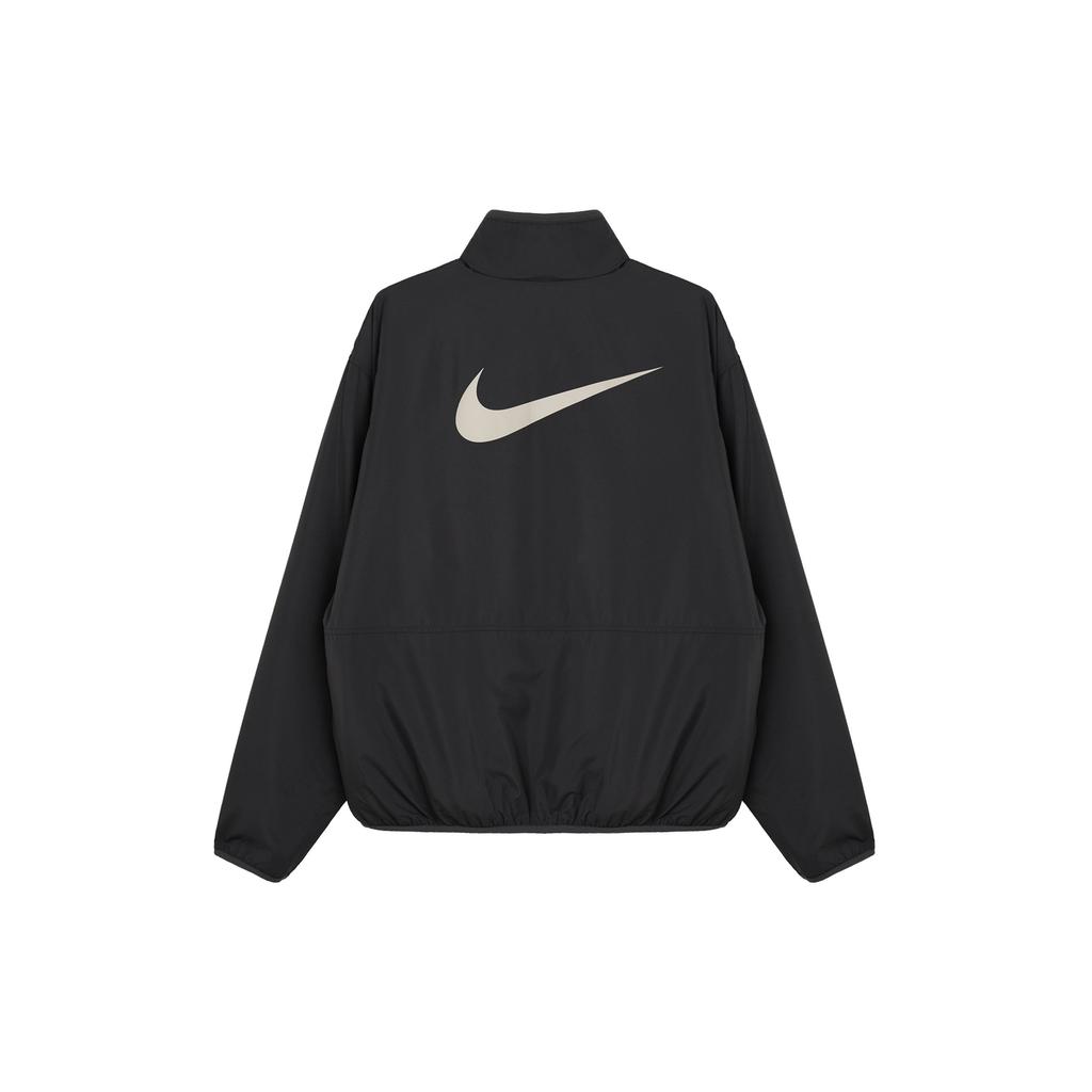 Nike Αθλητικά Ρούχα Άνετο Ευέλικτο Αναστρέψιμο Μπουφάν με Φερμουάρ Ανδρικά Μπουφάν Μαύρο HV1737-060