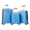 Set aus 3 erweiterbaren Koffern - 100% ABS - LYS Paris 350/3 - Blau