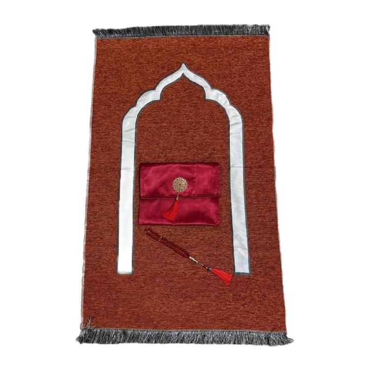 

Мусульманские коврики для молитвы с четками, мягкие коврики для пола в спальне, дома, в прачечной, противоскользящий ковер красный