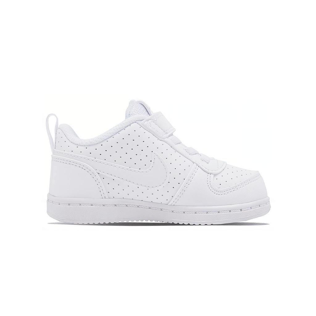 New Nike Court Borough Mid-Top Toddler Shoes White Infant And Toddler AV3172-100