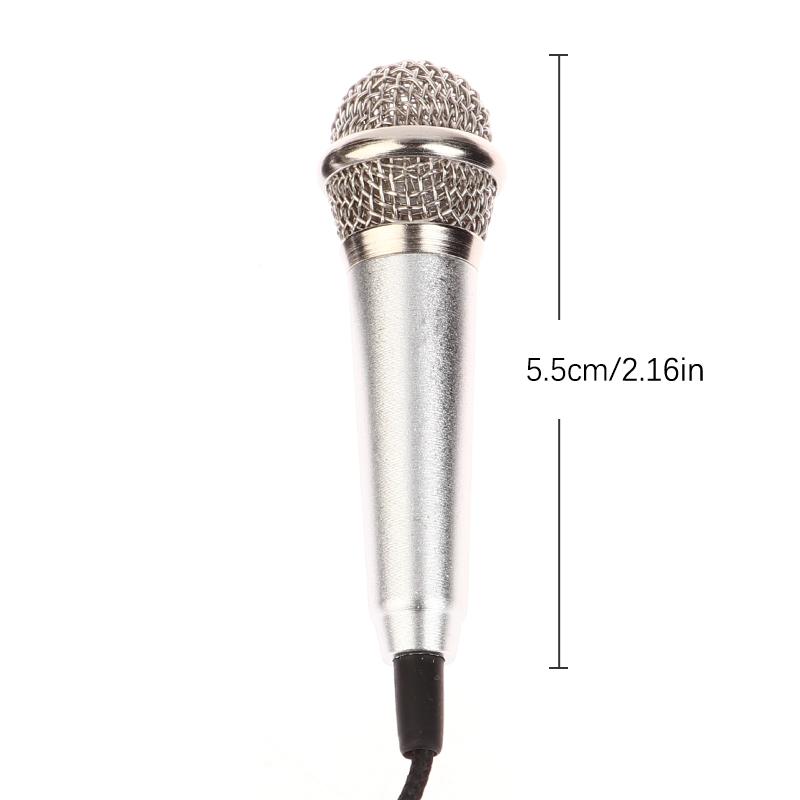 Mini Microphone 3.5Mm Portable Karaoke Mic All-In-One Earphone Stereo Wired Headphone In-Ear Headset Singing Artifact
