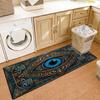 1pc Mystical All-Seeing Eye Rug, Non-Slip Rubber Backing Carpet with All-Eye, Machine Washable Mat Suitable for Living Room