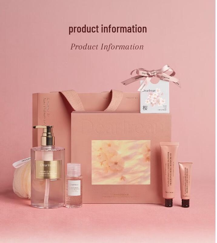 Dear Irean Night Cherry Blossom Fragrance Wash & Care Gift Set