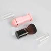 Pincel Cosmético Retrátil Mini Portátil para Pó Facial Blush Iluminador Cerdas de Fibra