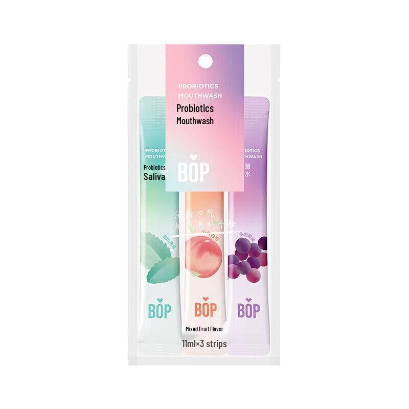 Bop Probiotic Mouthwash Multi-flavor Portable Pack