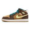 Air Jordan 1 Mid SE PS Cacao Wow Kids Sneakers Brown Luminous-Green Ale-Brown DZ6338-200