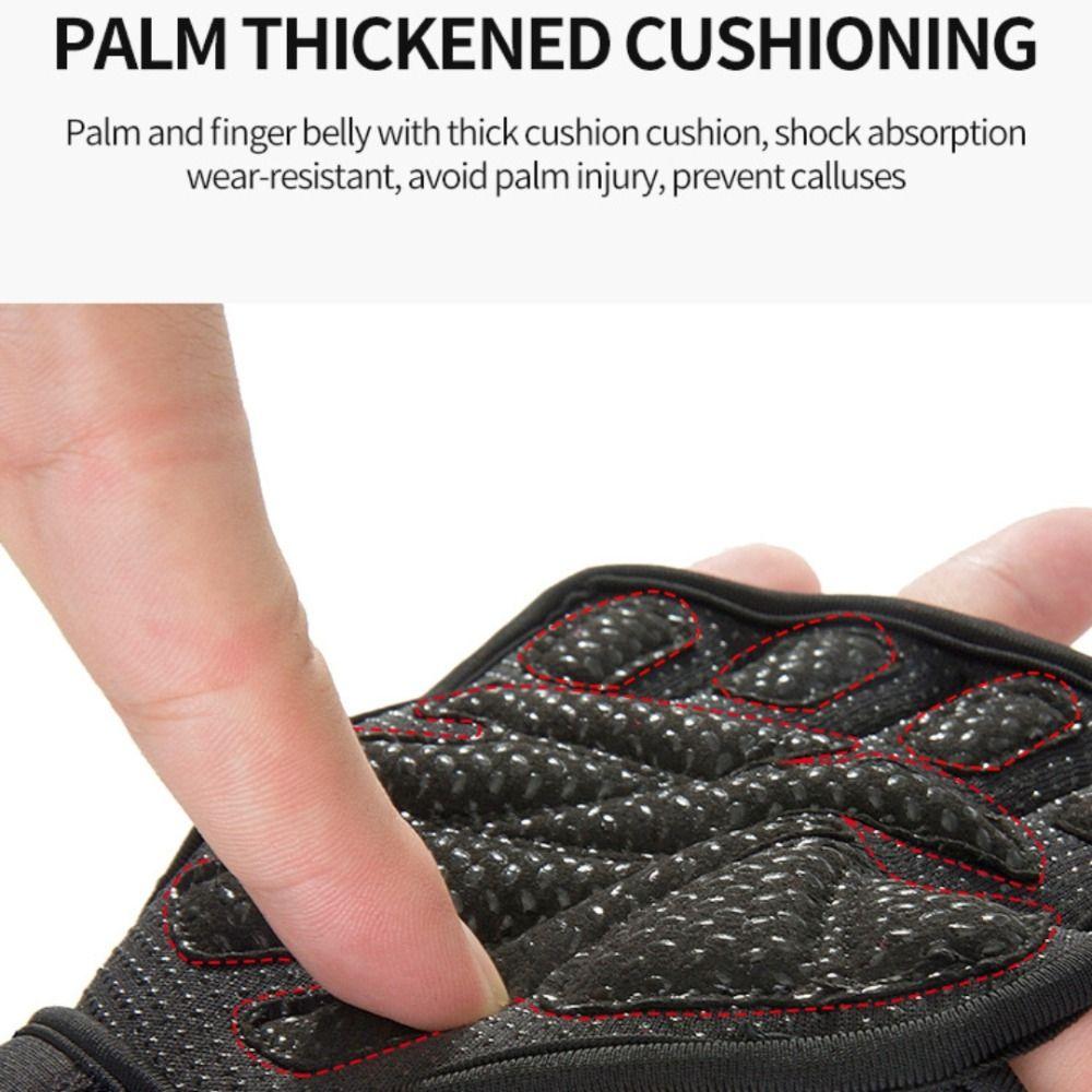 1 Pair Finger Cot Palm Protector Gloves Non-slip Weightlifting Hand Protect Pads  Pull-ups