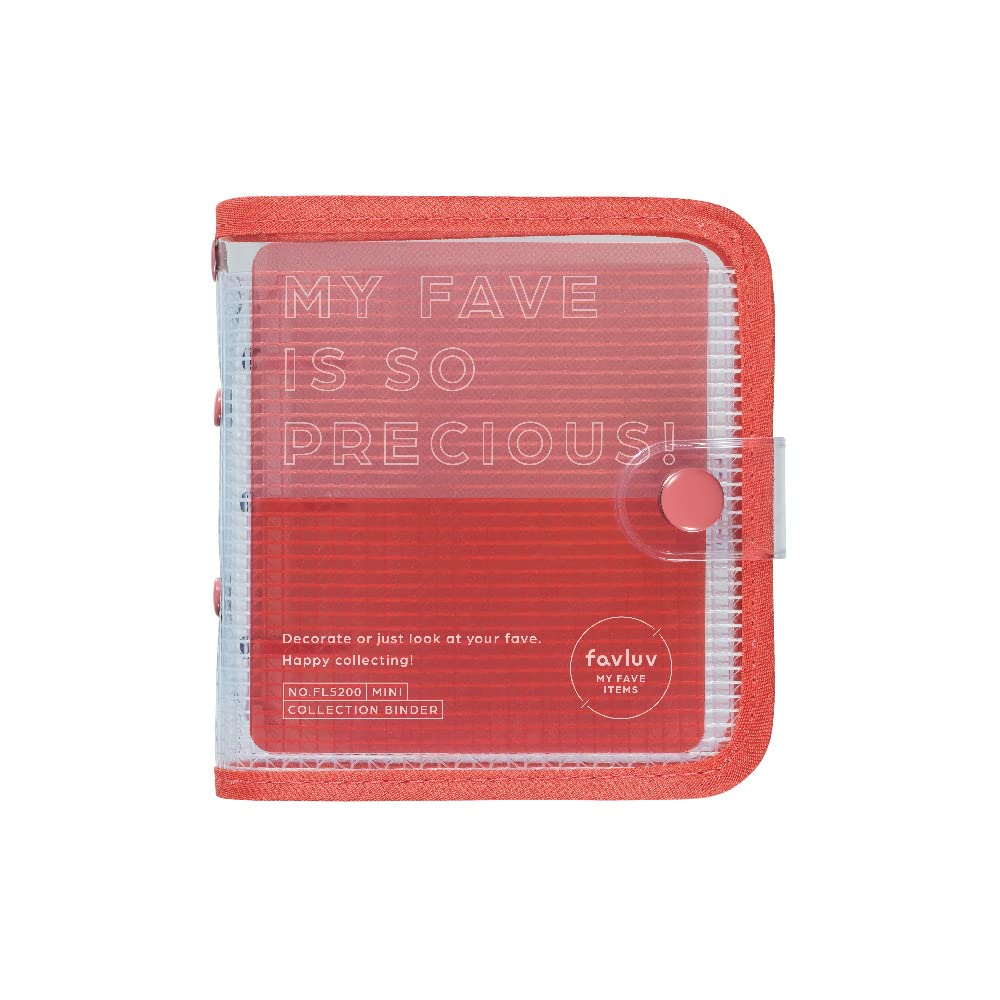 Коллекция King Jim Ваш Мини-Папка, FabLab, Размер «Смотри Избранное», Красный, FL5200-R