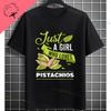 Funny Proud Member Of The Pistachio Fan Club Fashion Graphic Tshirt For Unisex Unisex 100 Cotton Shortsleeve Casual Tshirt