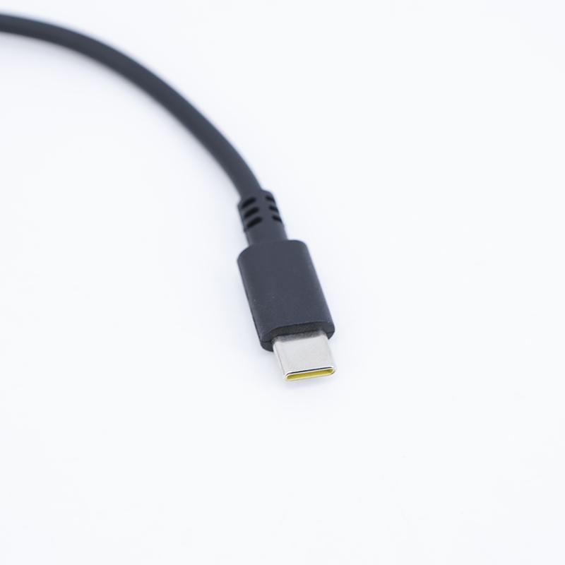 2pcs USB Type C Charging Cable DC Jack Plug Power Adapter For Laptop 45w 65w USB-C Connector Cord 20awg 5A Repair 1.7m